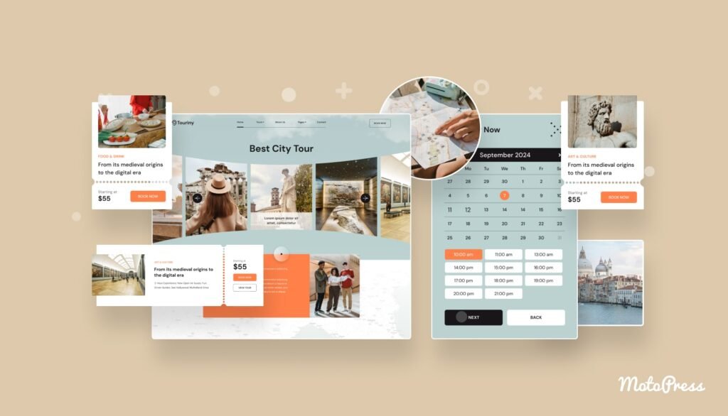 Website for travel agencies
