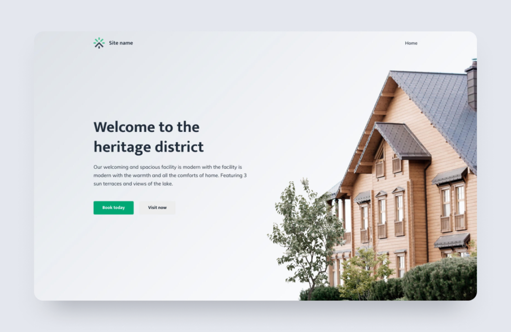 Real estate agent website