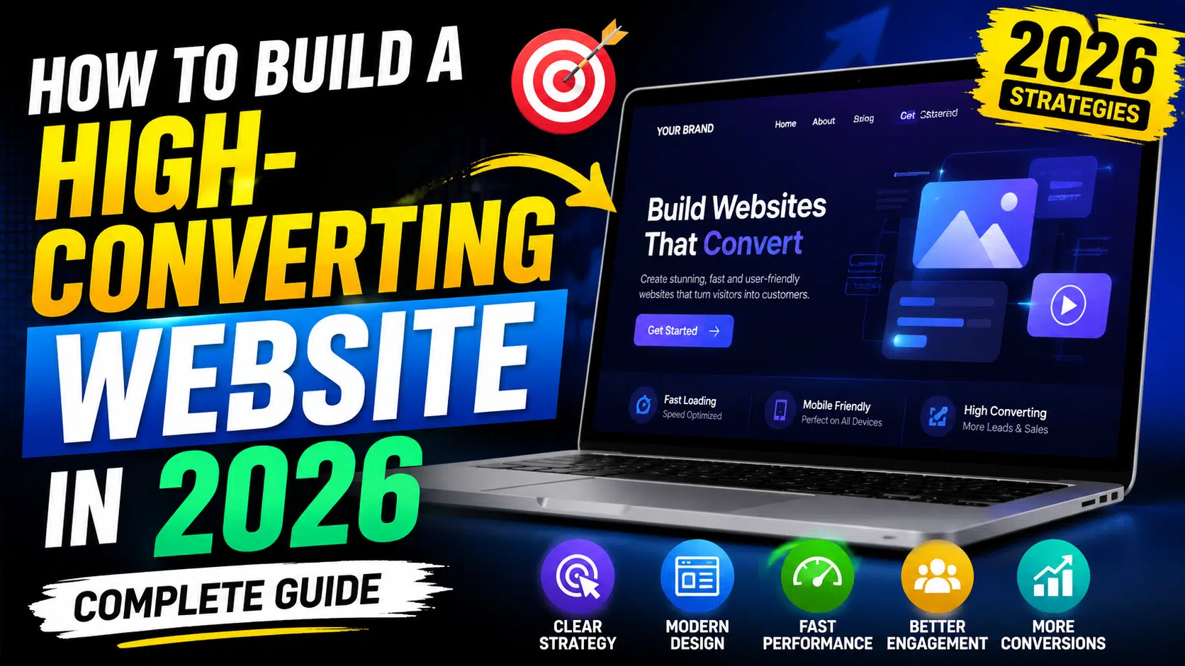 high-converting website