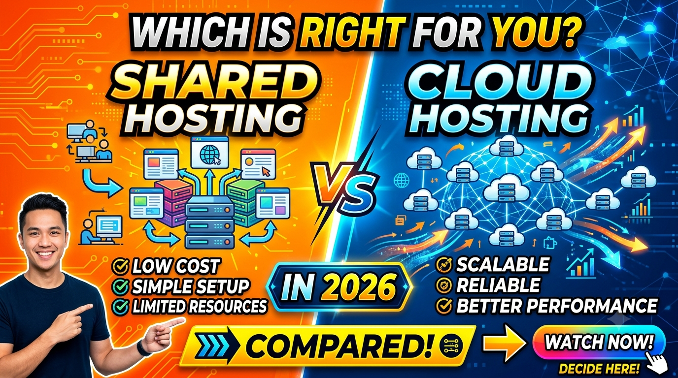 shared vs cloud hosting